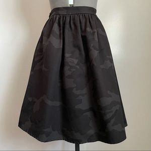 Camo A-Line Skirt w/ Elastic Waist